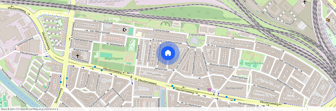 Nieuw Engeland, Th. a. Kempisplantsoen en omgeving, 3532 EJ, Johan de Meesterstraat, Utrecht