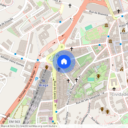 Praca Camilo Castelo Branco, Braga