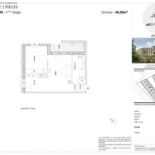 BEAU T2 AVEC LOGGIA ET PARKING - Photo 2