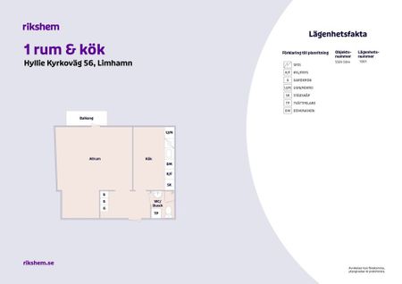 Hyllie Kyrkoväg 56, lgh 1008, Gamla Limhamn - Foto 3