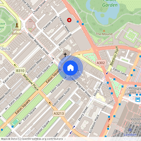 Eaton Square, Belgravia, London, SW1W