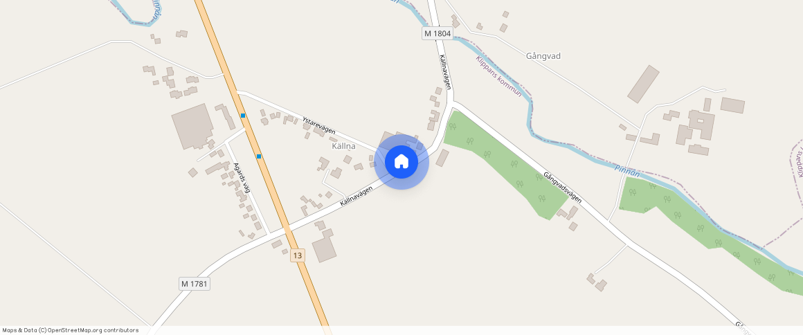 Källnavägen, Klippan