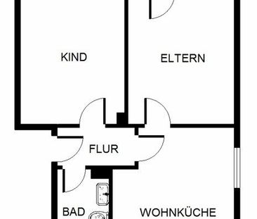 Schöne Wohnung sucht Mieter: geräumige 2-Zimmer-Wohnung - Foto 4