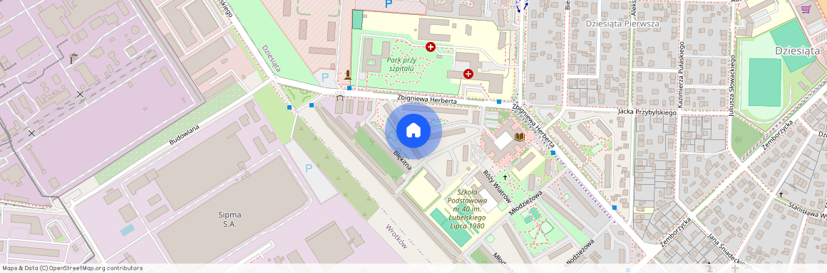 ul. Błękitna, Dziesiąta, Lublin, lubelskie