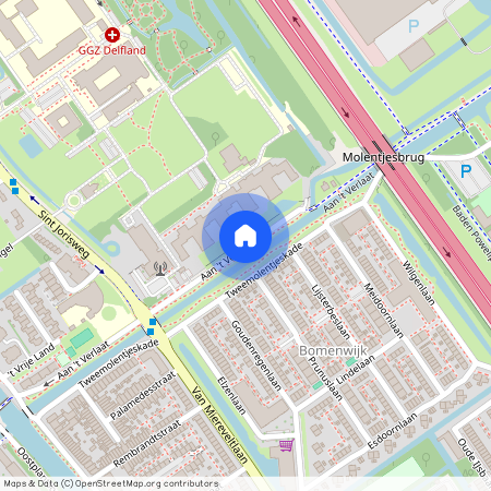 Bomenwijk, 2612 XZ, Tweemolentjeskade, Delft