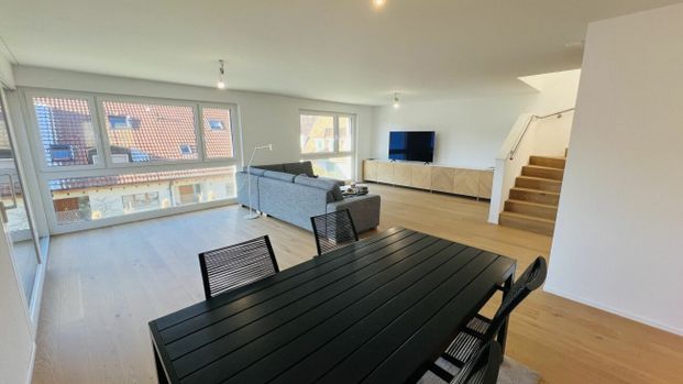 Exklusives Neubau 5.5-Zimmer Einfamilienhaus mit Carport, Terrasse, Garten und 2 Badezimmern - Photo 1