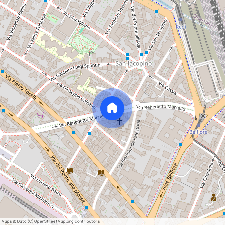 Via Benedetto Marcello, Centro Storico, Firenze, Firenze, 50144, Toscana