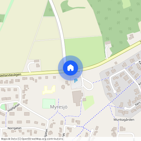 Vetlandavägen, Myresjö