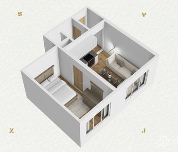 Pronájem bytu 1+1 38 m² - Photo 2