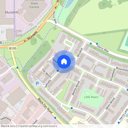 WELWYN GARDEN CITY., CORNERS, Welwyn Garden City.