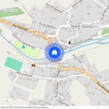 Indre (36), 36800, Le Pont-Chrétien-Chabenet