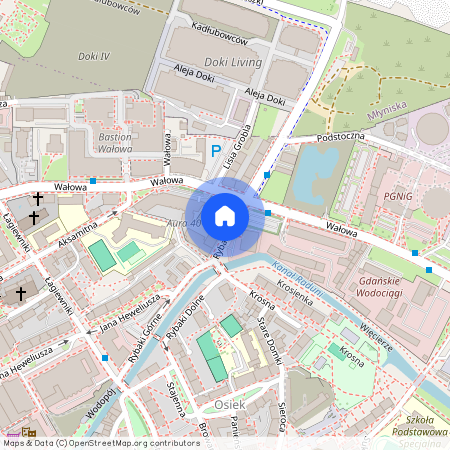 ul. Rybaki Górne, Śródmieście, Gdańsk, pomorskie