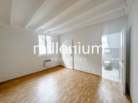 Duplex en attique rénové dans le vieux Carouge - Photo 2