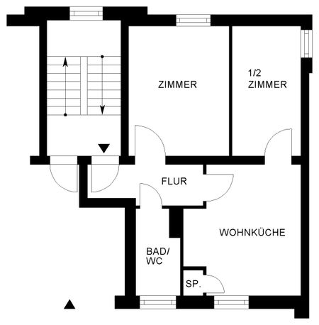 Einziehen und wohlfühlen, tolle 2-Zimmer-Wohnung in der Stadtmitte // 2.OG rechts - Foto 4