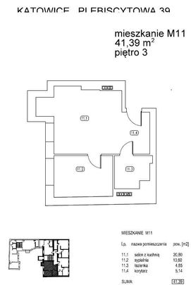 2 pokojowe mieszkanie z widokiem na Katedrę 42 m² - Zdjęcie 1