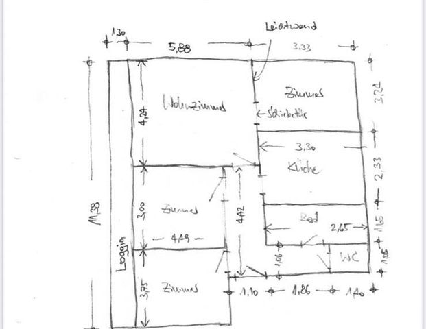 Nachmieter gesucht 4 Zimmer Wohnung 94qm - Foto 1