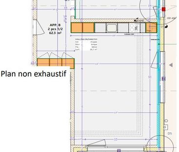 Superbe appartement avec encadrement, de 2,5pcs - Photo 1