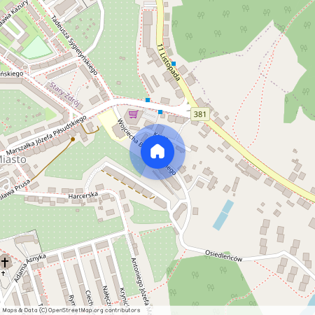 ul. Wojciecha Bogusławskiego, Nowe Miasto, Wałbrzych, dolnośląskie