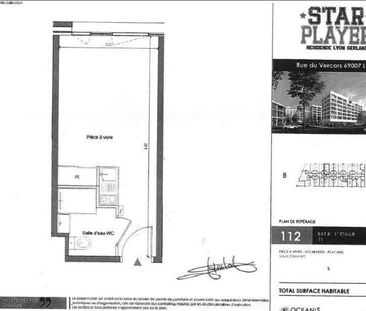 Location Appartement 1 pièce 20m² LYON 7ème - Photo 4