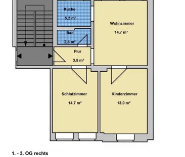 3-Raumwohnung in der Schlosserstraße - Photo 4