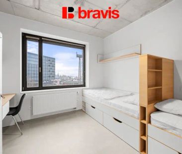 Pronájem jednolůžka v zařízeném 1+kk pro dvě osoby, 22 m - Photo 2