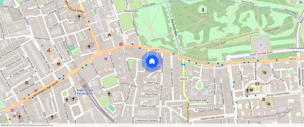 Prince Of Wales Terrace, London, W8