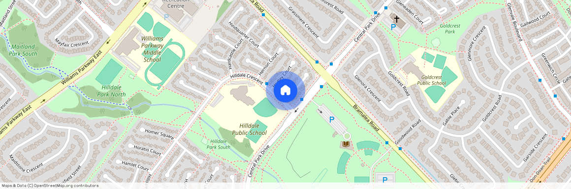 22 Huronia Court #Basement, Brampton, Central Park