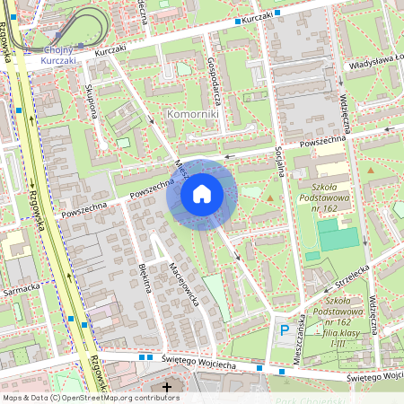 ul. Mieszczańska, Stare Chojny, Górna, Łódź, łódzkie