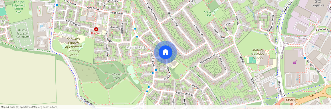 Kent Crescent, St. Crispin, Northampton NN5