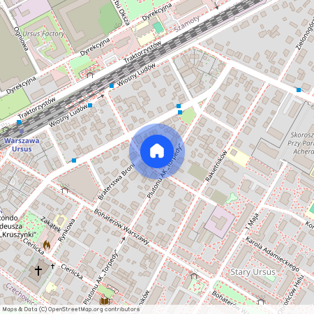 ul. Henryka Opieńskiego 6, Skorosze, Ursus, Warszawa, mazowieckie