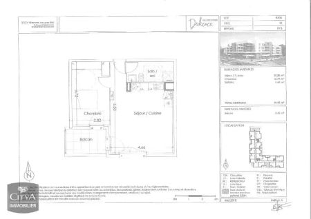 Appartement à louer 2 pièces 44.45m² - Photo 2