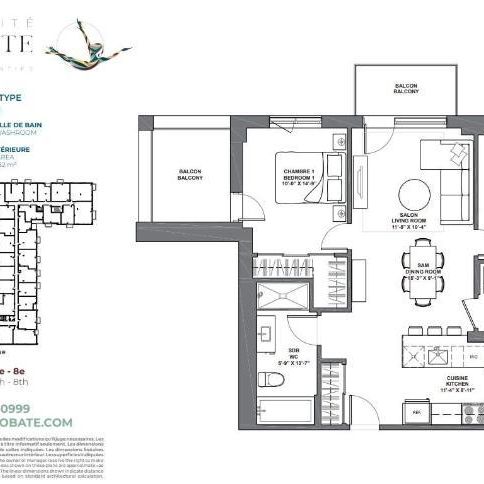 2 CH - 1 SDB - Montreal - $2,195 /mo - Photo 1