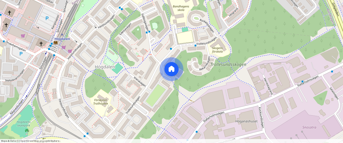 Trollesundsvägen **, Högdalen