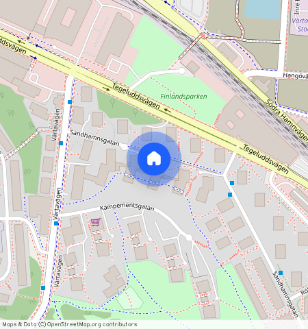 Sandhamnsgatan **, Ladugårdsgärdet