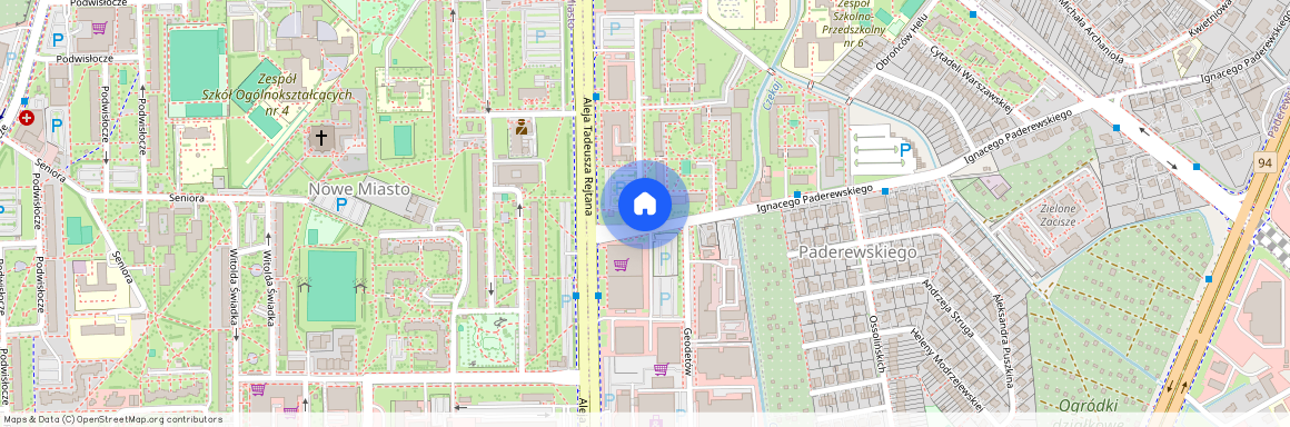 al. Tadeusza Rejtana, Paderewskiego, Rzeszów, podkarpackie