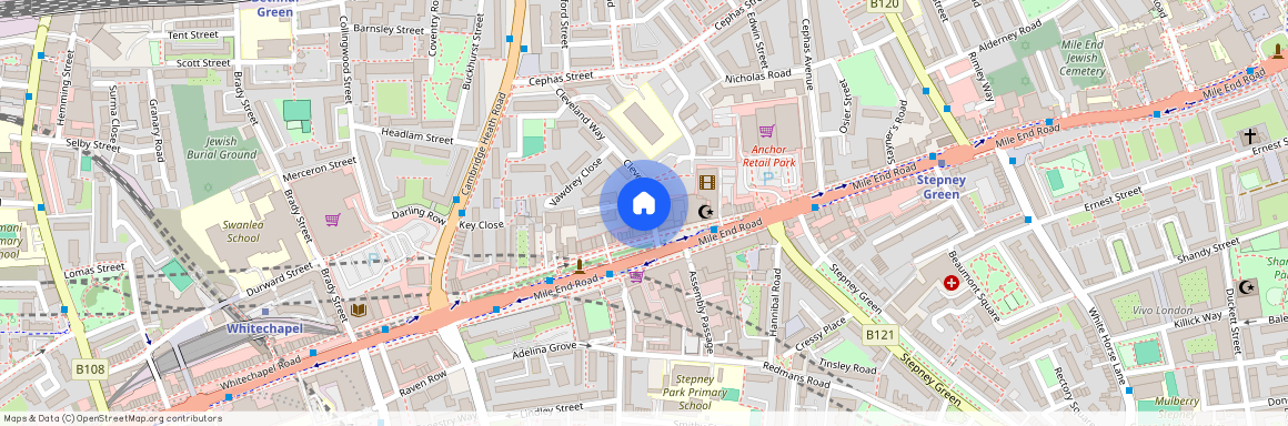 1 Cleveland Way, Whitechapel, Stepney Green, London, E1 4UF
