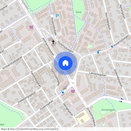 Husensjö, Helsingborg, Skåne, Jönköpingsgatan 29A