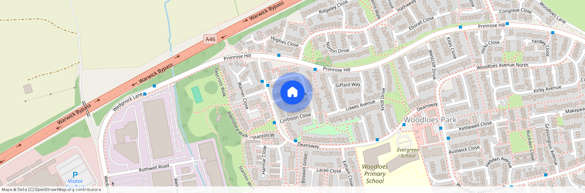Crane Close, Warwick, Warwickshire, CV34