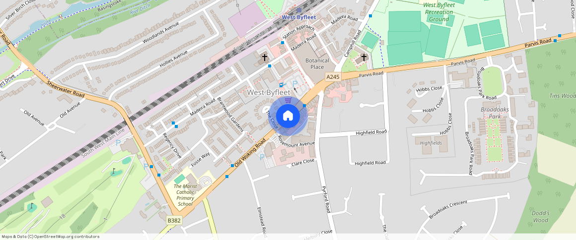 KT14 6LF, West Byfleet