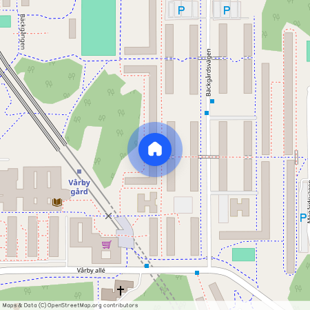 Vårby, Huddinge, Stockholm, Bäckgårdsvägen 19