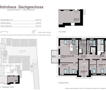 Exklusive 5.5-Dachwohnung in sanierter Villa! - Photo 2
