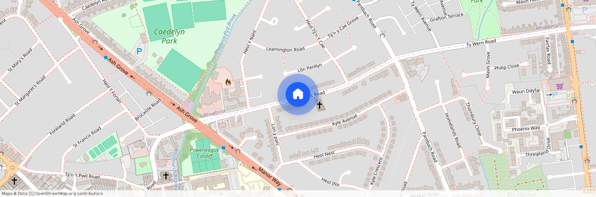 Tyn-y-Parc Road, Rhiwbina, Cardiff. CF14