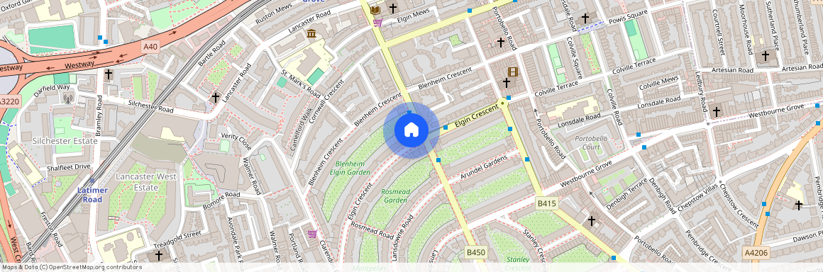 Elgin Crescent, Notting Hill, London, W11