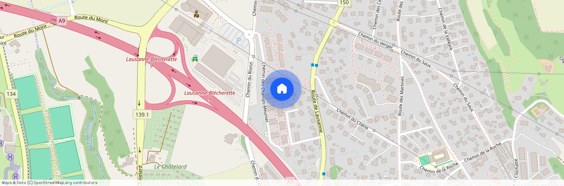 Chemin des Champs-Meunier 13, 1052 Le Mont-sur-Lausanne