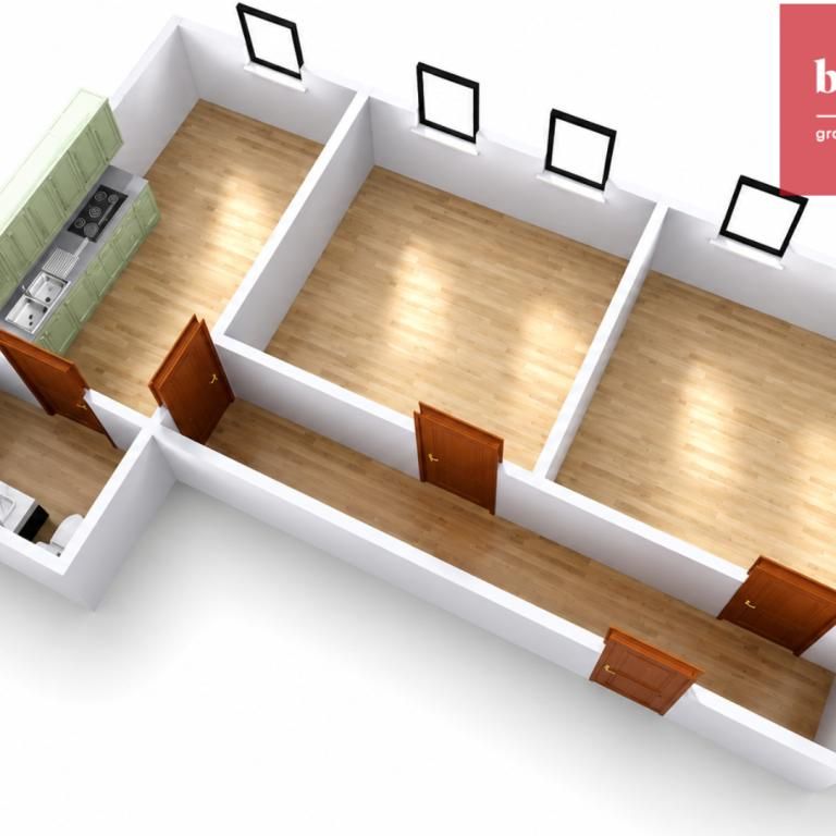 Pronájem bytu 2+1 62 m2 - Fotografie 1