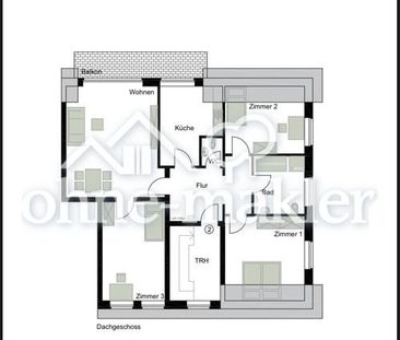 4-Zimmer Dachgeschosswohnung in Oesterholz-Schlangen - Photo 4