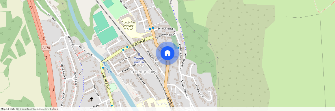 Industrial Terrace, Troedyrhiw, Merthyr Tydfil, CF48