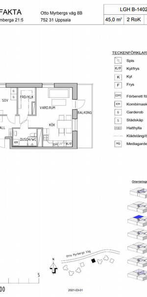 Otto Myrbergs väg 8B, 75231, Uppsala - Foto 1