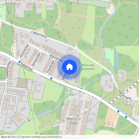 Świąteczna 11, Łódź, Polesie