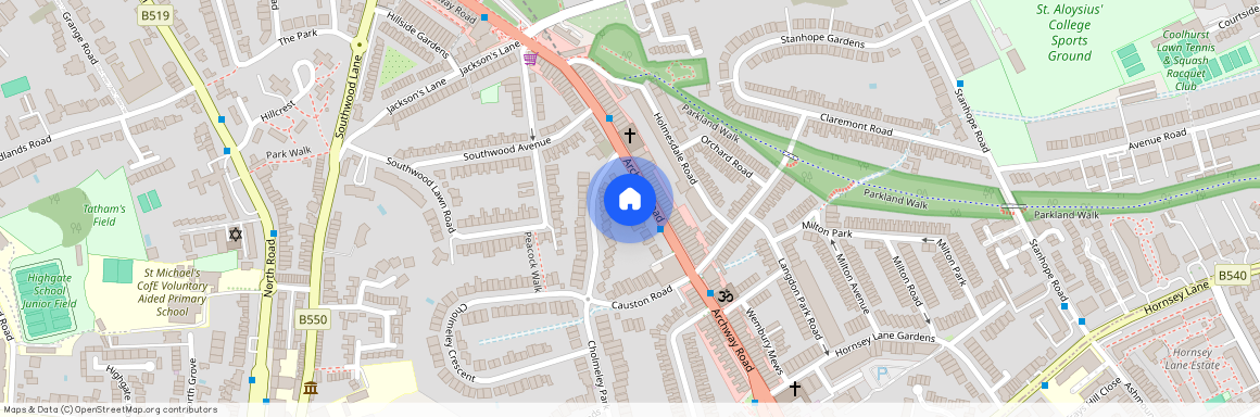 Flat 5 Cholmeley Close, 215 Archway Road, Highgate
